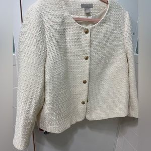 Cream bucle lady jacket